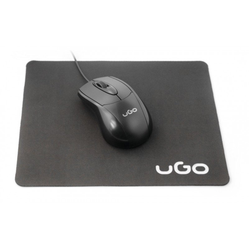 UGo 4in1 Office-Set - Kopfhörer + Tastatur + Maus + Pad