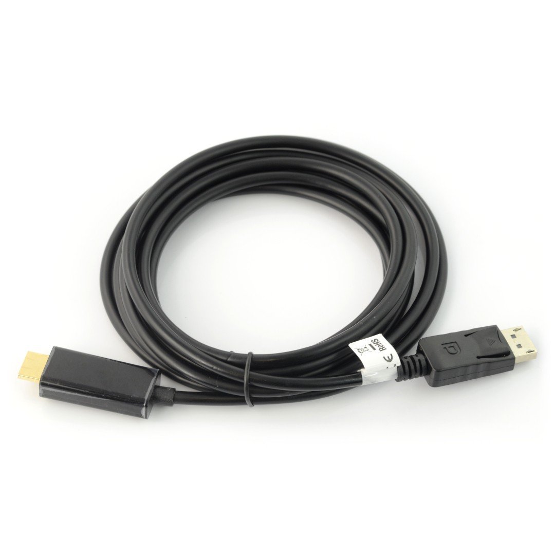 DisplayPort - HDMI-M Lanberg Kabel - 3m lang