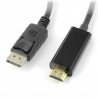 DisplayPort - HDMI-M Lanberg Kabel - 3m lang - zdjęcie 2