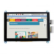 5 '' TFT LCD kapazitiver Touchscreen (H) 800x480px HDMI + USB Rev. 2.1 für Raspberry Pi 3B+ / 3B / 2B / Zero