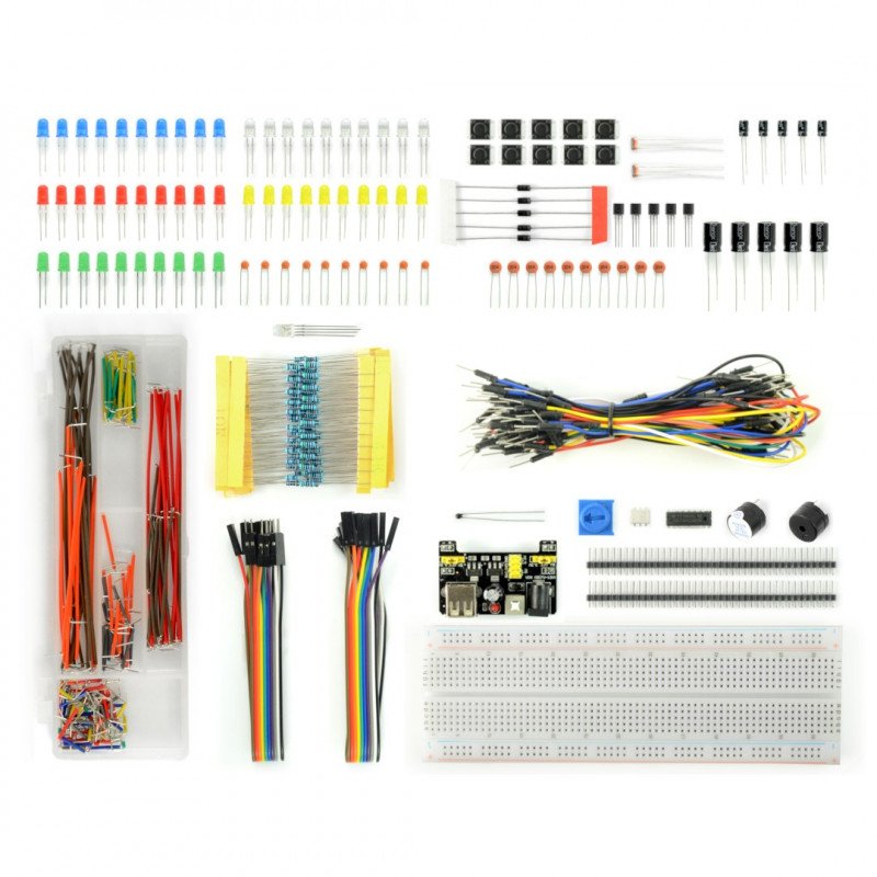 Bausatz für elektronische Komponenten - E23 für Arduino - 830 Elemente