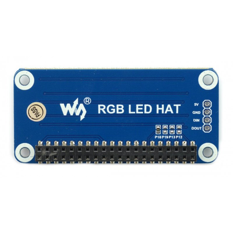 RGB LED Hat - Overlay für Raspberry Pi 3/2 / Zero