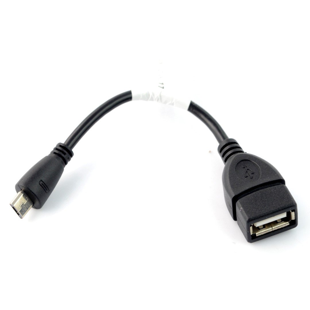 OTG Host microUSB - USB-Kabel - schwarz - 13,5 cm