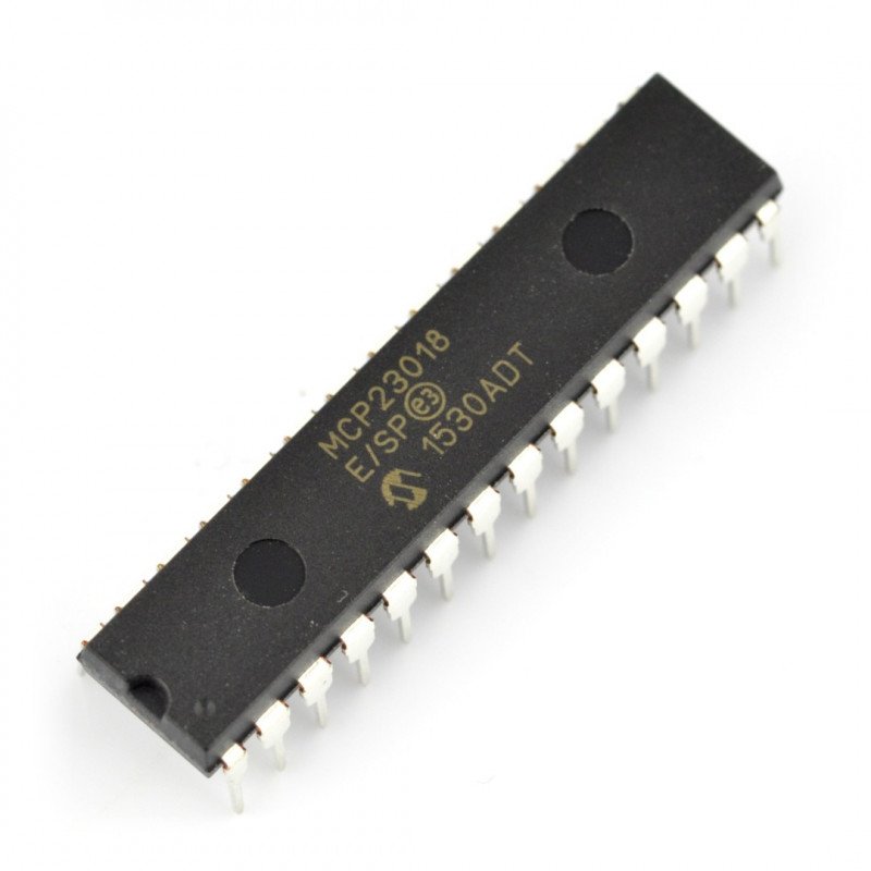 MCP23018-E / SP- 16-Kanal-I2C-Pin-Expander mit Open-Drain-Ausgängen