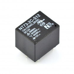 NT73-2C-S12 Relais - Spule 12V, Kontakte 2x 12A/125VAC