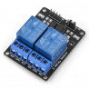 Zweikanaliges Relaismodul RM5 mit optoelektronischer Trennung 5V 10A / 125VAC - zdjęcie 2