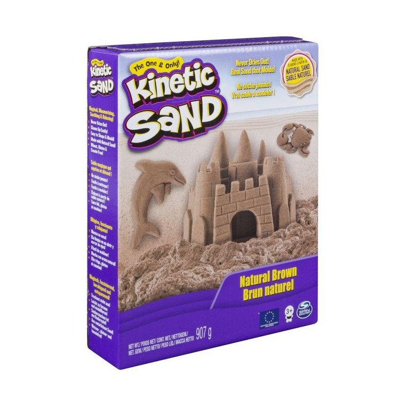 Kinetic Sand schimmernder Sand - 907g - braun