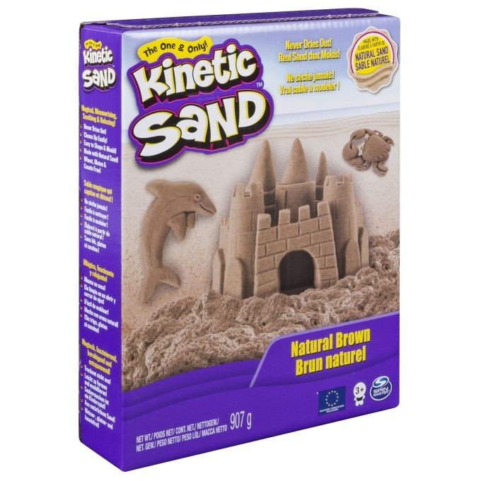 Kinetic Sand schimmernder Sand - 907g - braun