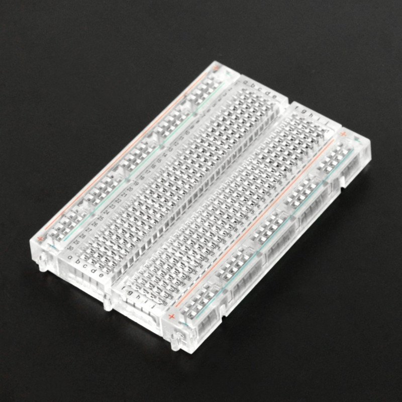 Halterungsplatte - 400 Löcher transparent