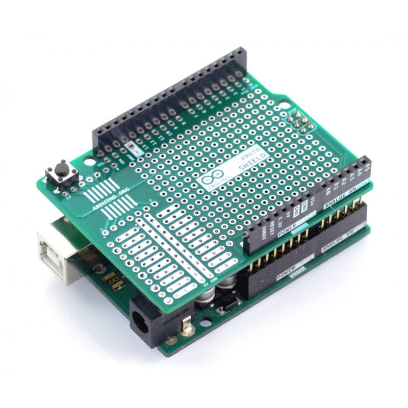 Arduino Proto Shield Rev3 - mit Anschlüssen