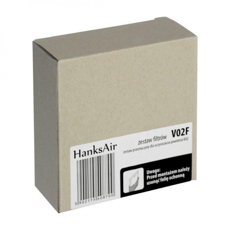 Ein Satz Filter für den Luftreiniger HanksAir V02 - 2 Stk.
