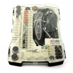 Veleman VTHD09 Präzisions-Mini-Bohrmaschine - Set zum Gravieren - 190 Elemente