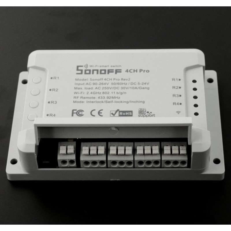 Sonoff 4CH Pro - 4-Kanal-WLAN / HF-Schalter - 3 Betriebsmodi