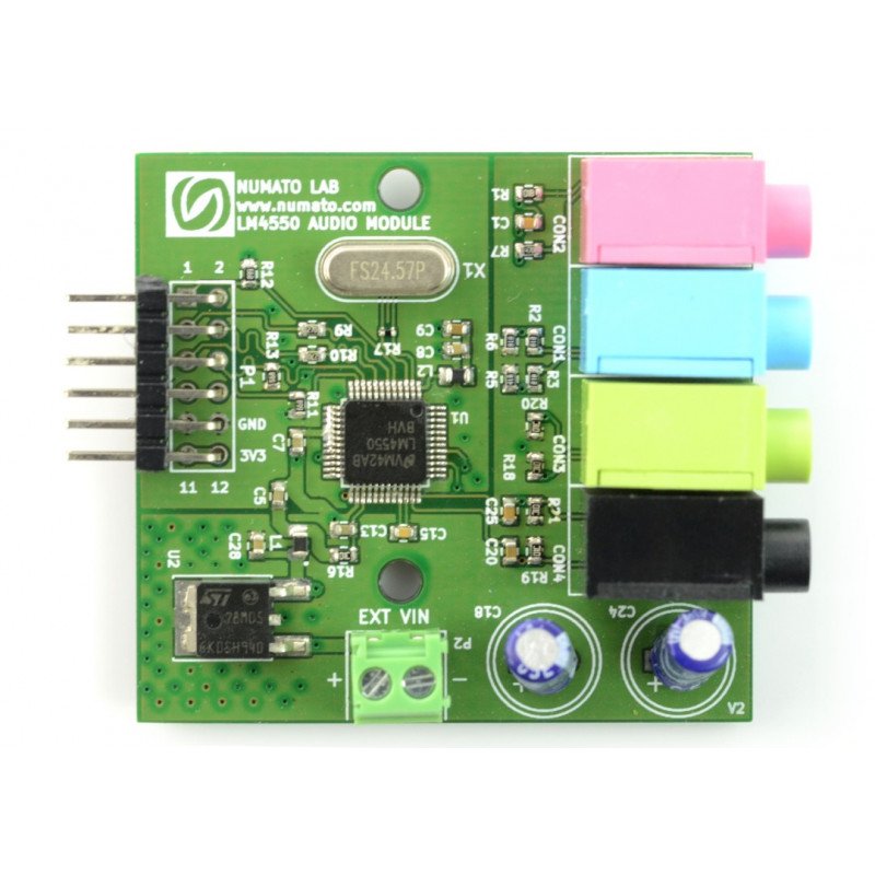 Numato Lab - Stereo Audio Codec AC'97 LM4550 - Erweiterung für FPGA-Boards
