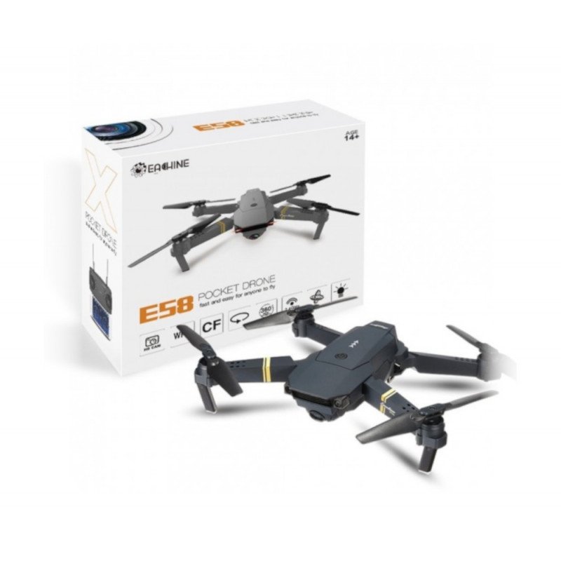 Eachine E58 2,4-GHz-WLAN-Quadrocopter-Drohne mit Kamera - 27 cm