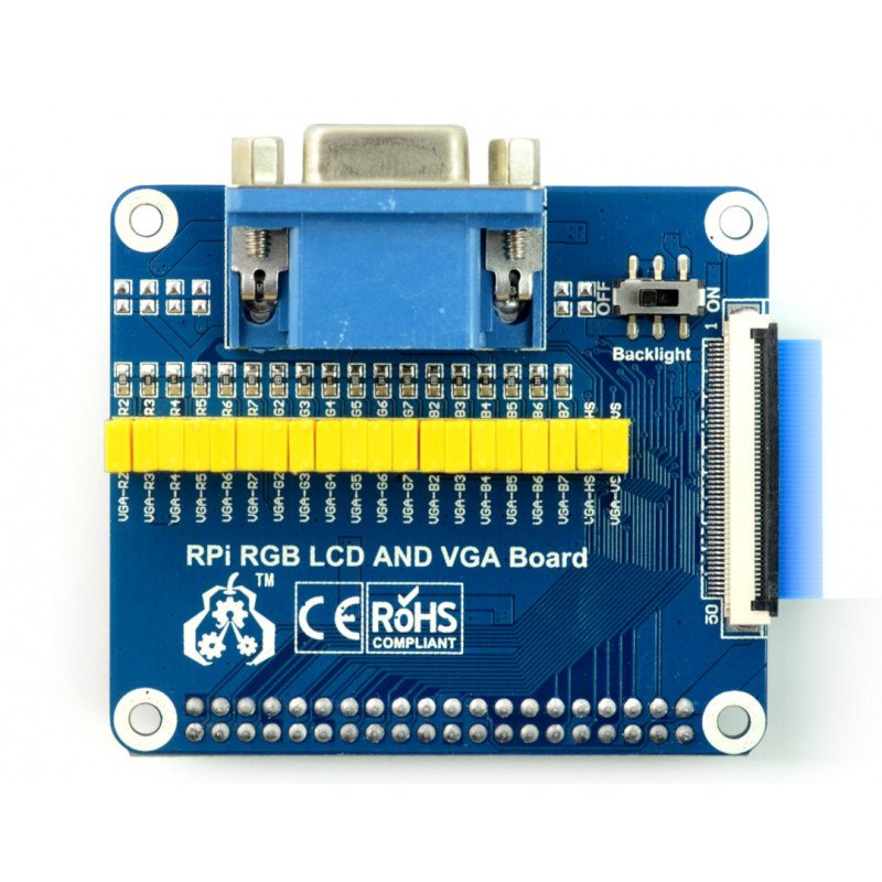 Adapter für LCD-RGB- und VGA-Bildschirme - Raspberry Pi