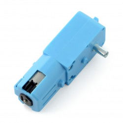 Gleichstrommotor mit Getriebe 1:90 3-6V mit Einzelwelle - Bi-Metall