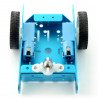 Blaues Chassis 2WD 2-Rad-Metall-Roboter-Chassis mit Motorantrieb - zdjęcie 3