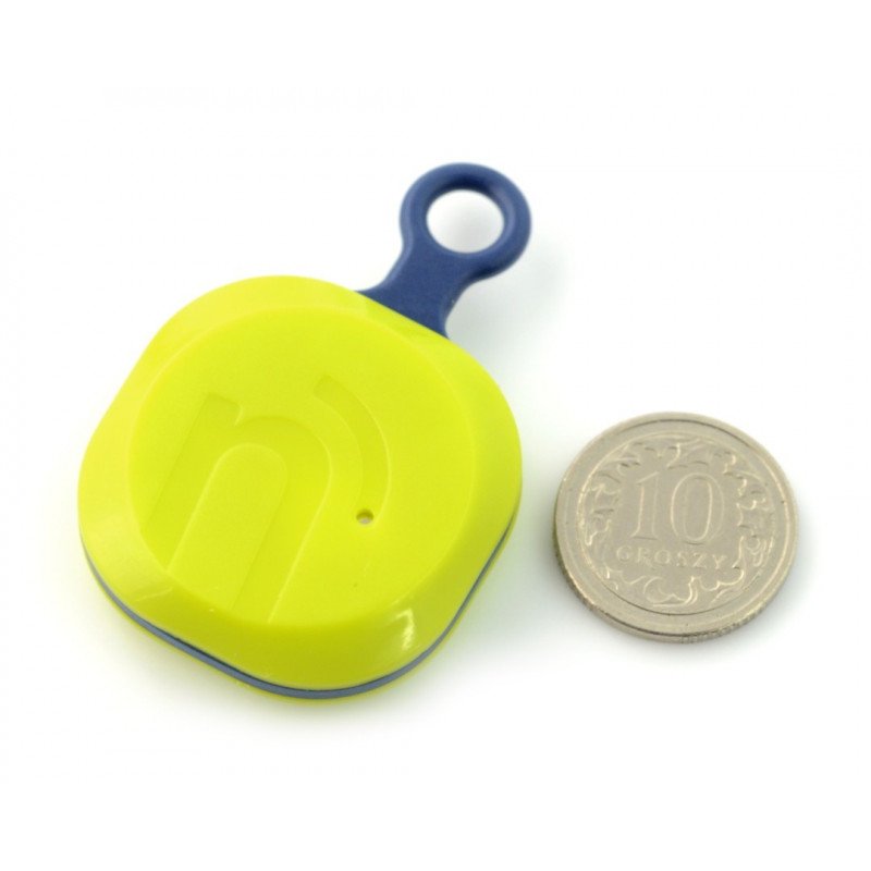 NotiOne Play - Bluetooth-Ortungsgerät mit Summer und Knopf - hellgrün