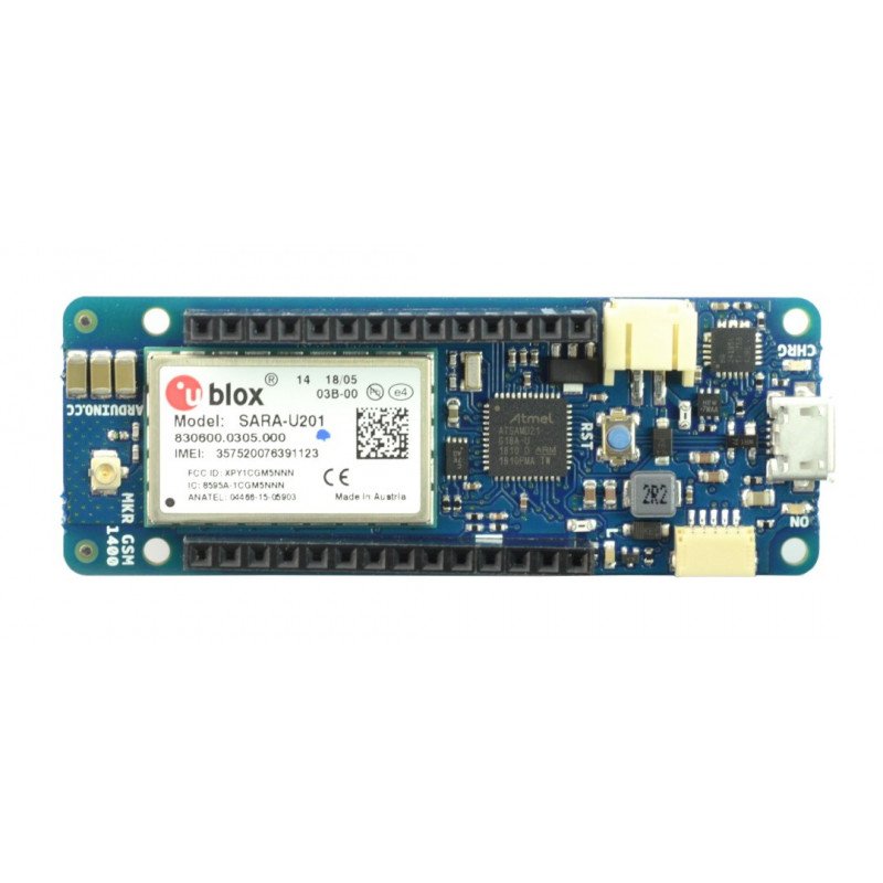 Arduino MKR GSM 1400 mit Anschlüssen