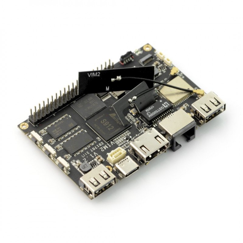Khadas VIM2 Basic - ARM Cortex A53 Octa-Core 1,5 GHz WLAN + 2 GB RAM + 16 GB eMMC