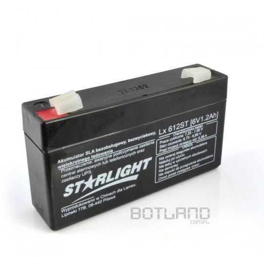 Gelbatterie 6V 1,2 Ah ST