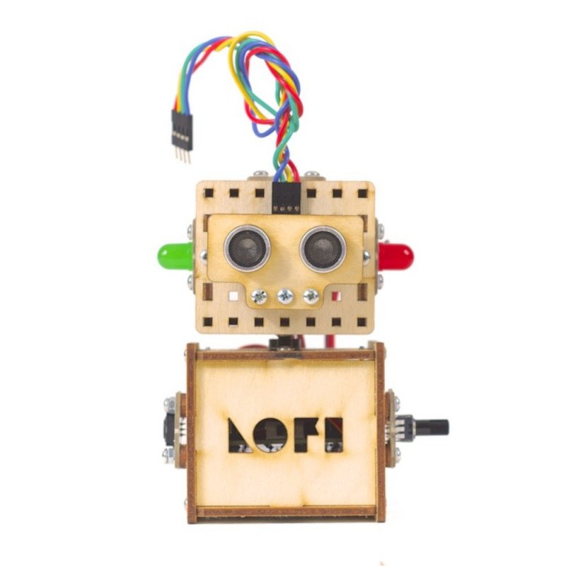 Lofi Robot - ein Set zum Bauen von Robotern - Codebox-Version