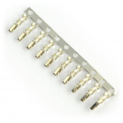Buchsenstift zum Buchsengehäuse Raster 2,54mm 10St.