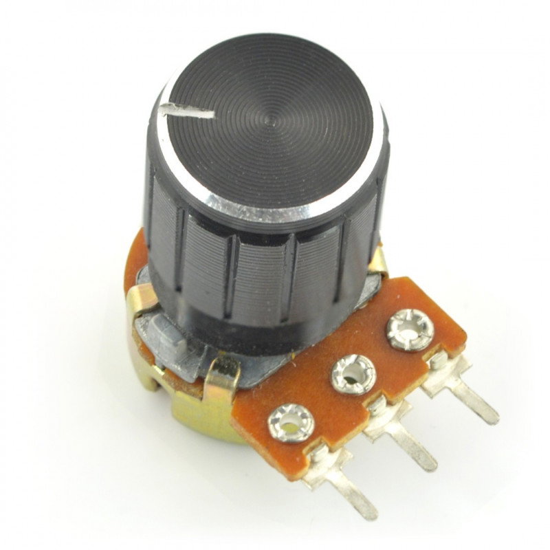 GCL15 Potentiometerknopf schwarz - 15mm