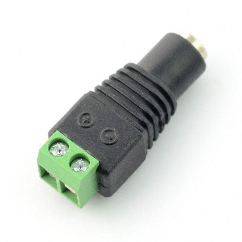 DC-Buchse φ5,5 x 2,1 mm mit Schnellkupplung