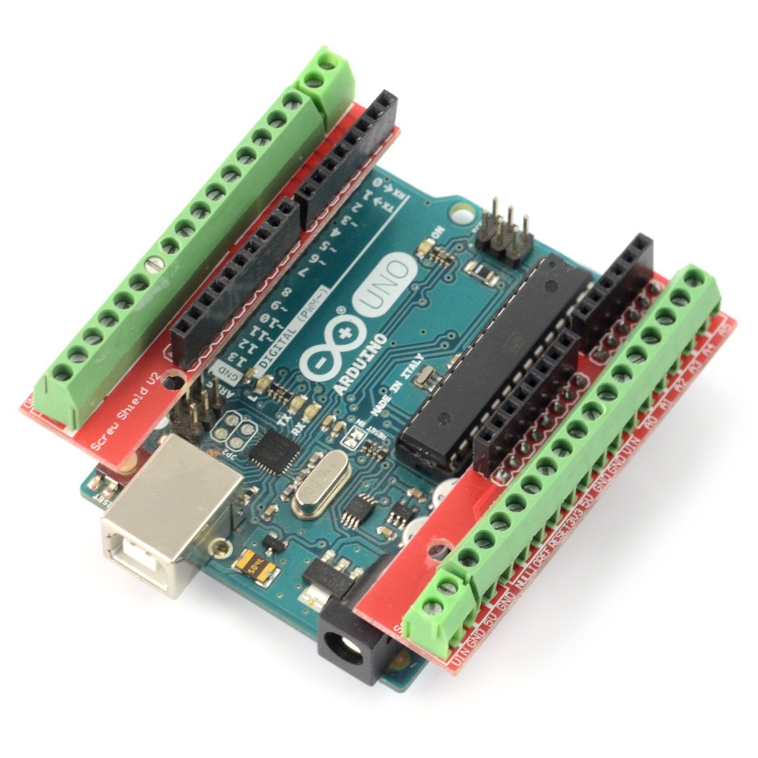 ScrewShield x2 v2 - Schraubverbinder - Schild für Arduino