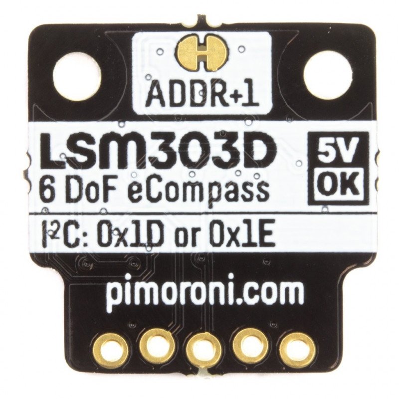 Pimoroni LSM303D - 3-Achsen-Beschleunigungsmesser und I2C-Magnetometer