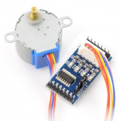 Schrittmotor mit Getriebe 28BYJ-48 5V/0,1A/0,03Nm mit ULN2003 Treiber