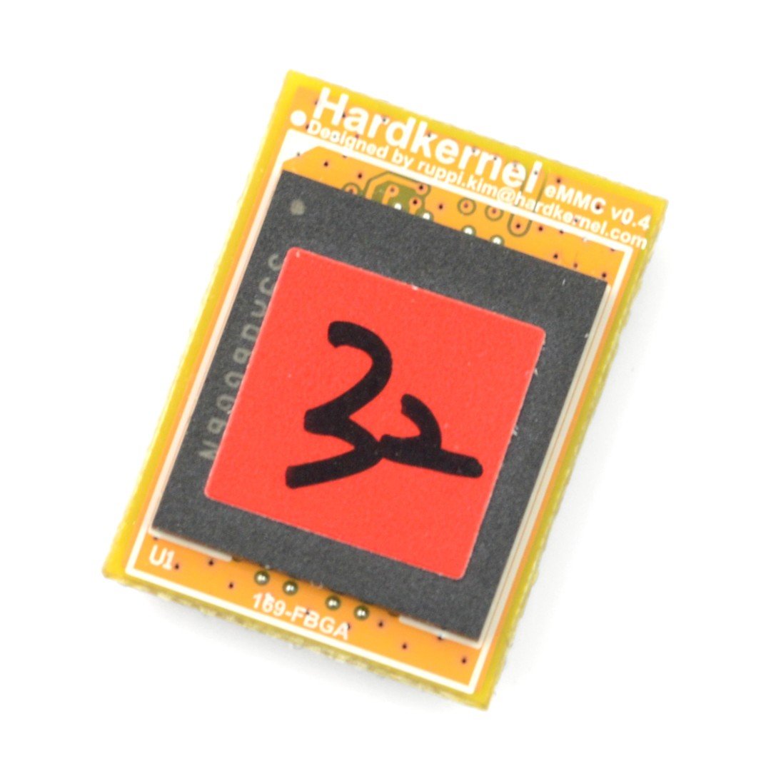 32GB eMMC Speichermodul mit Linux für Odroid C2 - ohne Adapter