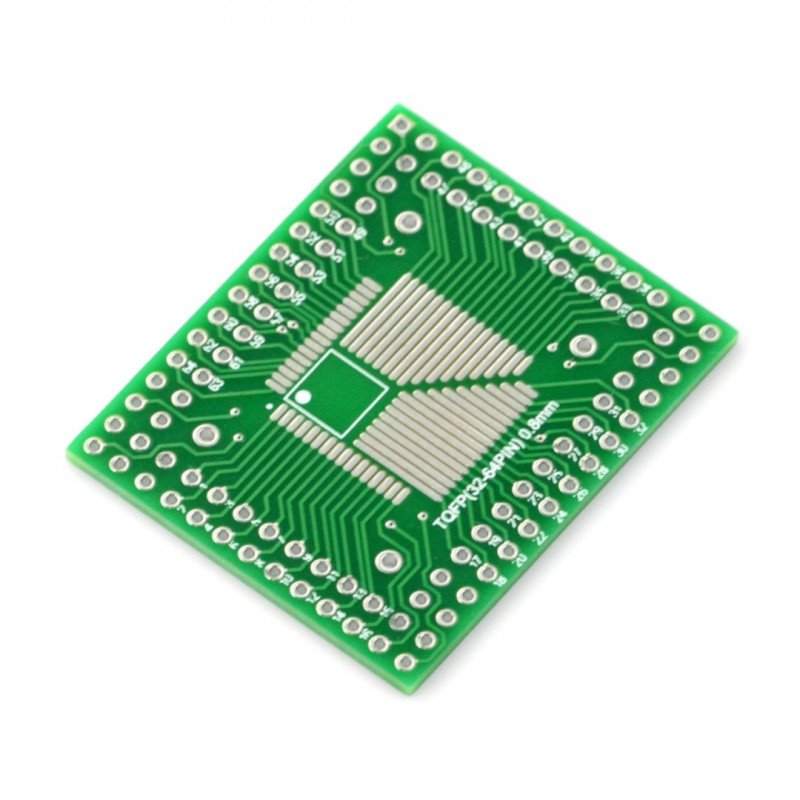 PCB-Adapter - TQFP (32-64) -0,8 mm - TQFP (32-100) -0,5 mm