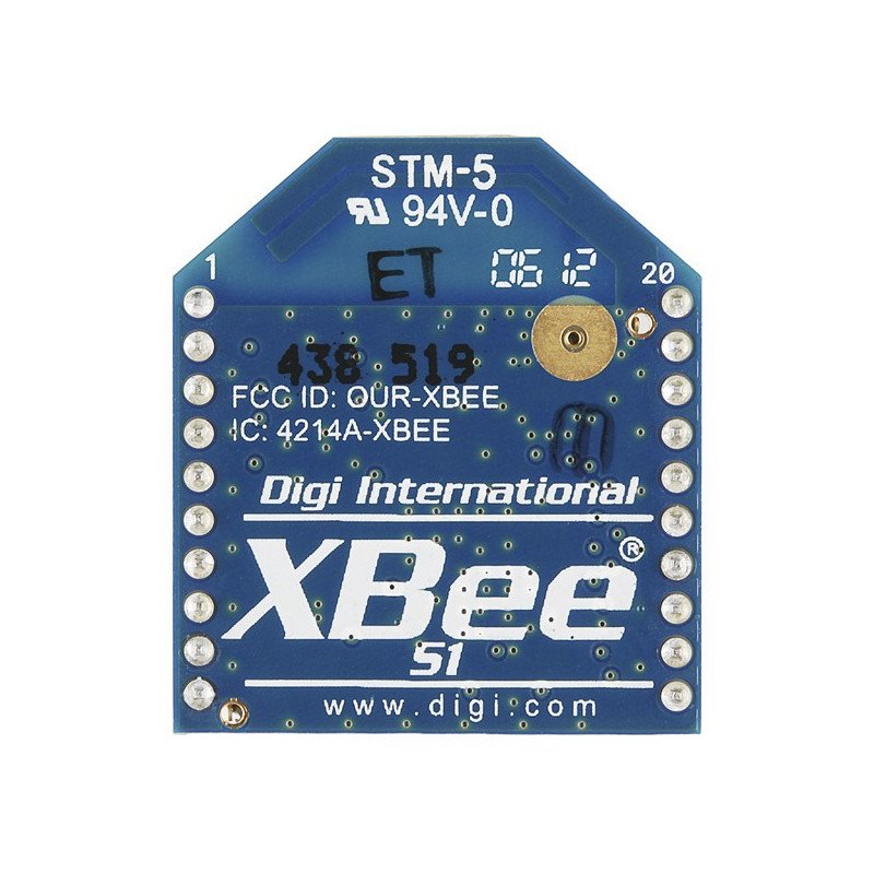 XBee 1mW Spurenantennenmodul – Serie 1 (802.15.4)