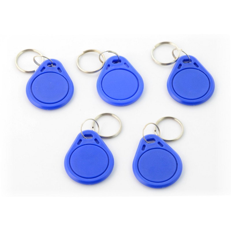 RFID-Schlüsselanhänger - 13,56 MHz - 5 Stk.