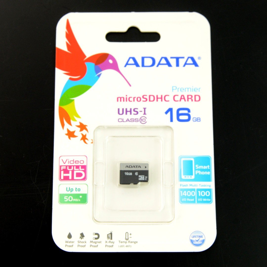 ADATA microSD-Speicherkarte 16 GB 50 MB / s UHS-I Klasse 10