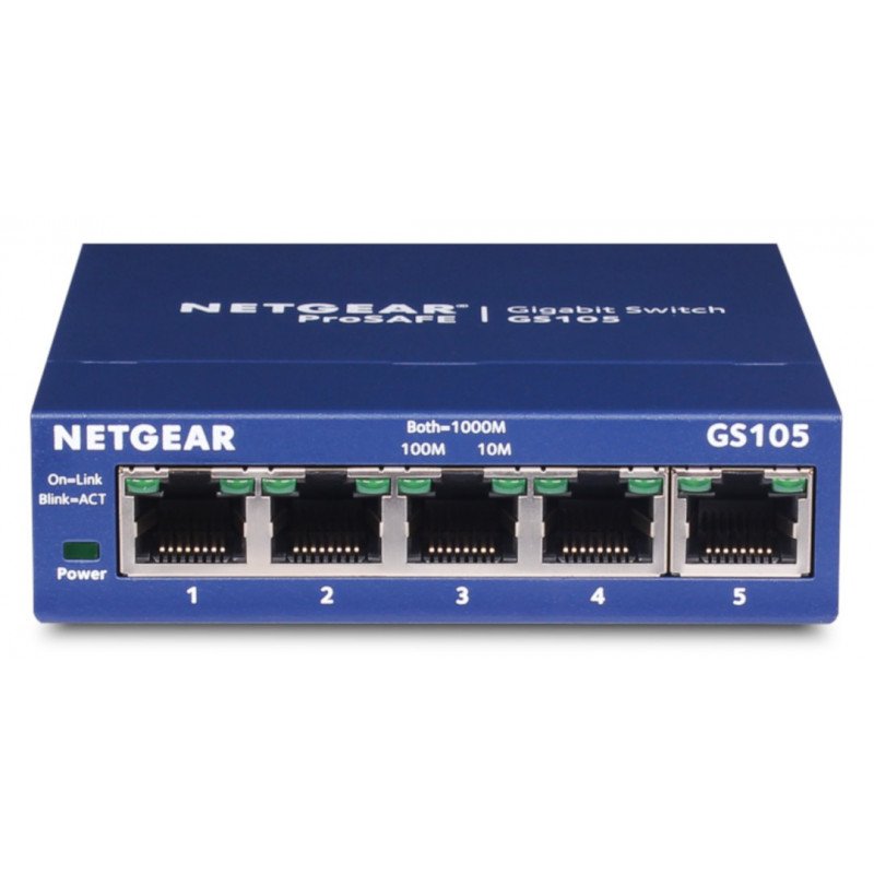 Switch Netgear GS105GE 5 Ports 1Gbps