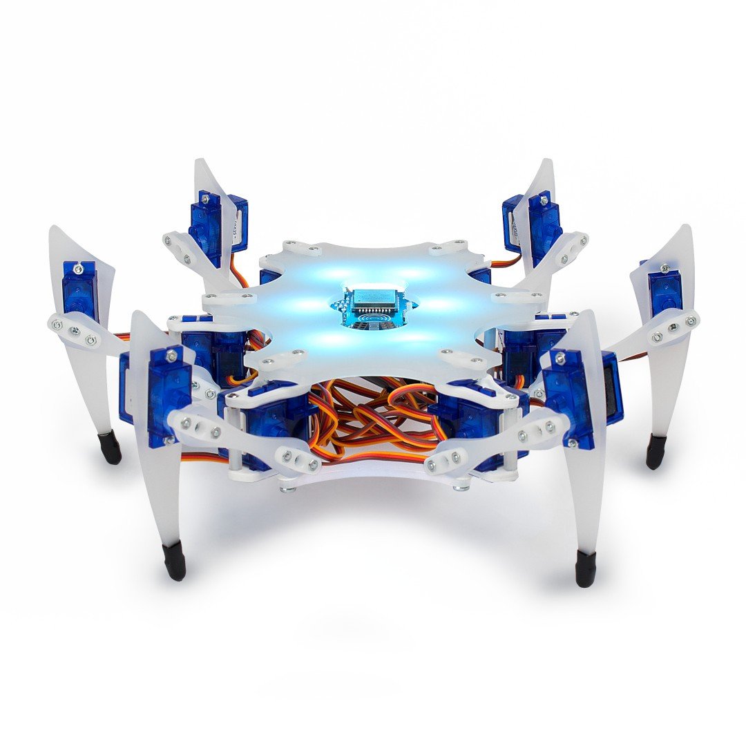 Stemi Hexapod - ein sechsbeiniger Laufroboter - ein Set zum Selbstbau