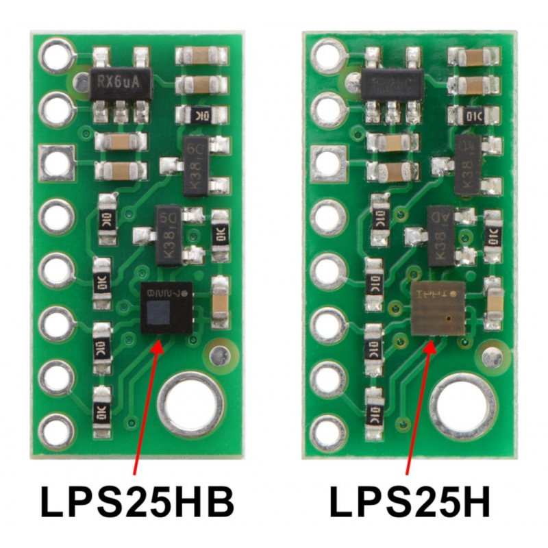 Pololu LPS25HB - Druck- und Höhensensor 126kPa I2C / SPI 2,5-5,5V