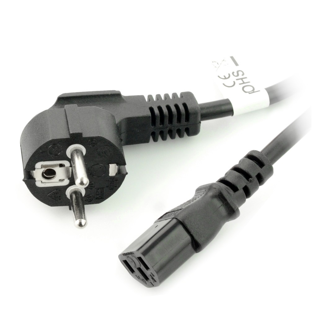 Netzkabel IEC 10m VDE – schwarz