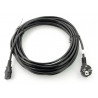 CEE 7/7 - IEC 320 C13 10 m VDE Netzkabel - schwarz - zdjęcie 2