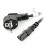 Netzkabel CEE 7/7 - IEC 320 C13 1,8 m VDE gerade - schwarz - zdjęcie 1
