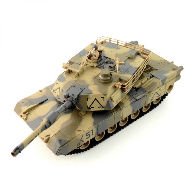 RC-Panzer ferngesteuert - Abrams M1A2 - 1:24