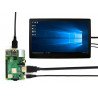 Kapazitiver IPS-LCD-Touchscreen 11,6 '' (D) 1920x1080px HDMI + USB für Raspberry Pi 3B + / 3B / 2B / Zero schwarzes Gehäuse - zdjęcie 2