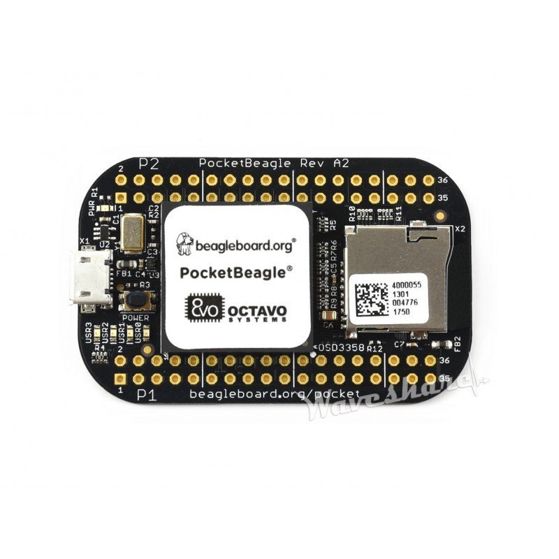 PocketBeagle 1 GHz, 512 MB RAM