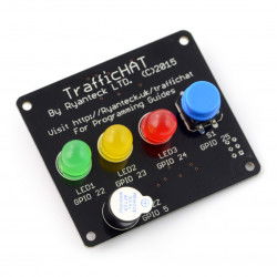 Traffic HAT - Overlay mit Dioden für Raspberry Pi