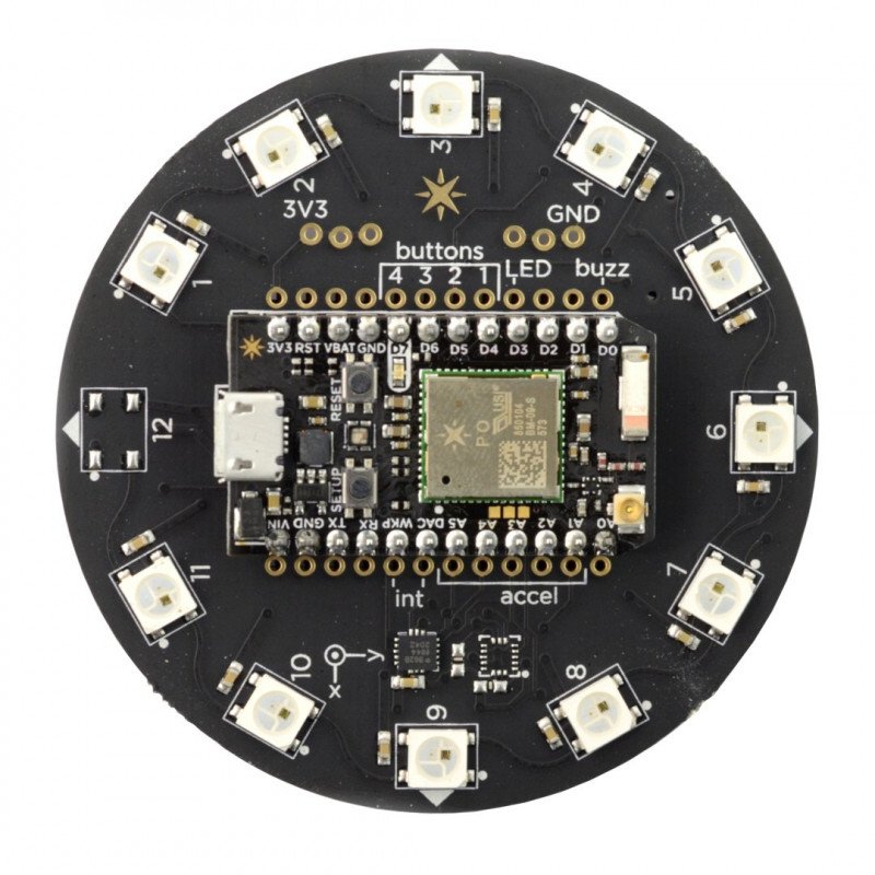 Particle - Internet Button - IoT-Entwicklungsboard mit Particle Photon-Modul