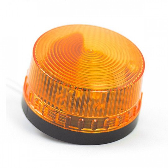 Power LED Rundumkennleuchte Gelb 12V/24 Magnet